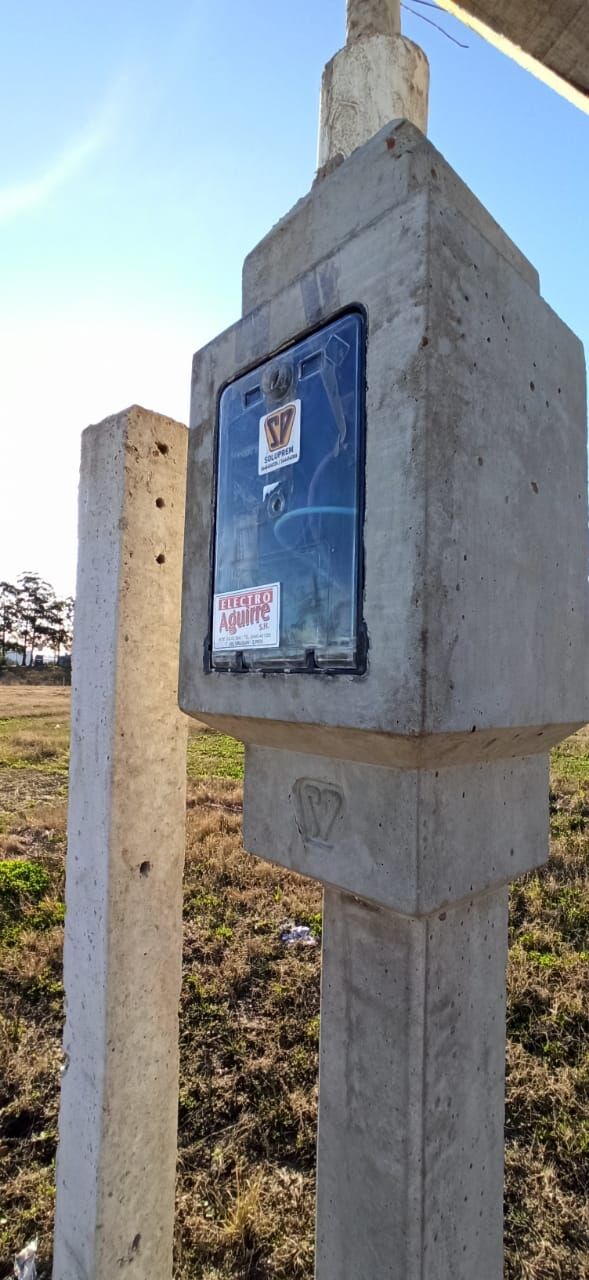 Pilar completo instalado